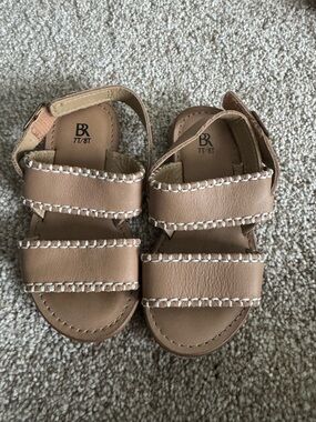 Banana Republic Kids Brown Tan Double-Strap Sandals